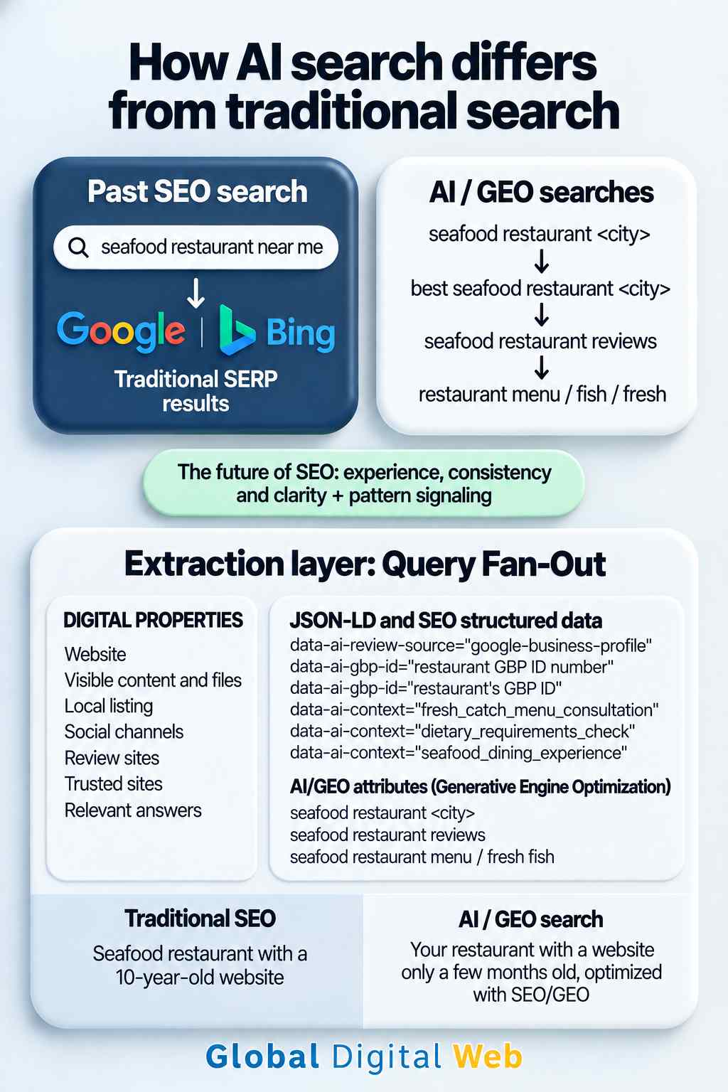 AI Search VS SEO Traditional Search - Query Fan Out